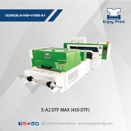 E-A2 Mini420 DTF Film Printing Machine A2 DTF (i3200(8)-A1HD+i1600-A1) Enjoyprint 